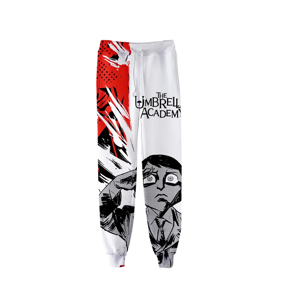 Tv Show The Umbrella Academy Sweat Pants 3D Joggers Pantaloni Pantaloni Uomo Donna Track Pants Hip Hop Boy Pantaloni Sportivi Oversize