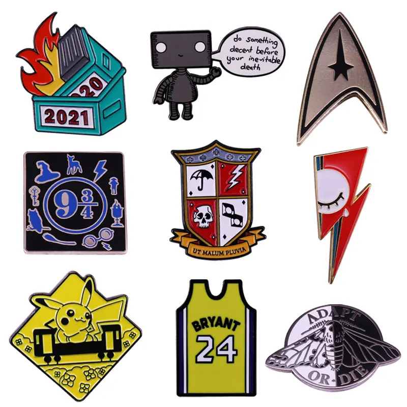 Fantasy Film Ombrello Academy Badge Spilla Magic Cartoon Metal Smalto Badge Giacca Di Jeans Zaino Pin Decorazione