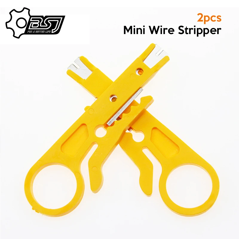 1Pc Mini Pocket Portable Wire Stripper Knife Crimper Pinze Strumento Di Crimpatura Spelafili Tagliafili Crimpatrice Parti Di Utensili