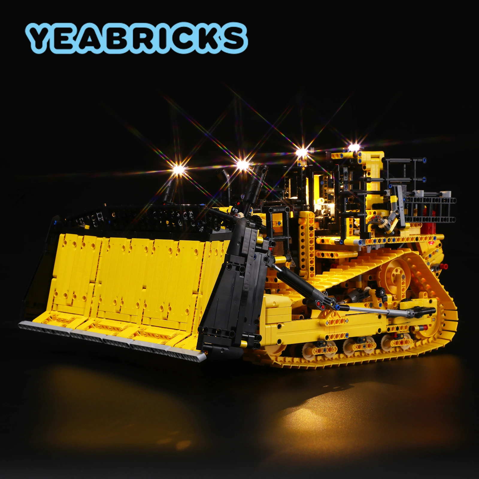 Kit Luce Led Yeabricks Per Set Di Blocchi Di Costruzione Bulldozer Cat D11 Controllati Da App 42131 (Non Includere Il Modello) Giocattoli Per Bambini