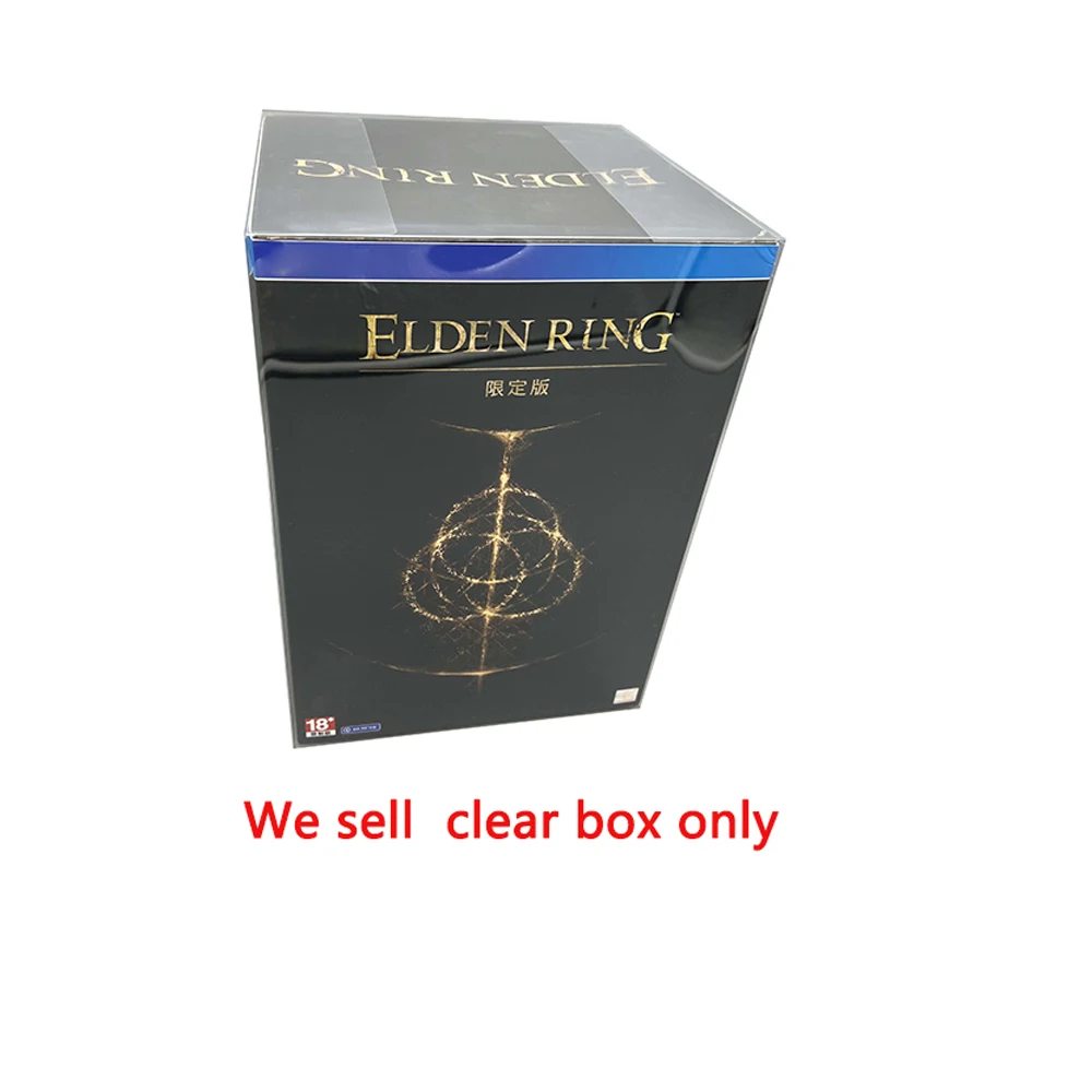 Coperchio In Plastica Per Ps4 Elden Ring Limited Edition Collection Protection Display Box Trasparente