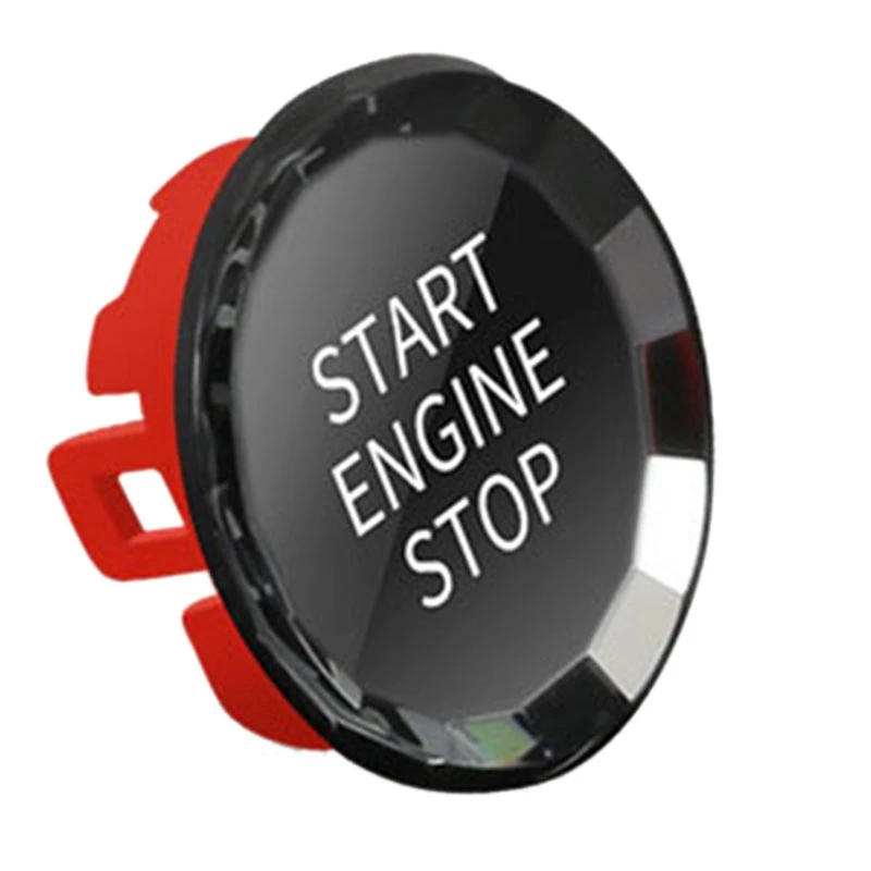 Car Styling Engine Start Stop Interruttore Pulsante Adesivo Per Bmw Serie 3 G20 G21 X5 G05 X7 G07 8 Serie G14 G16 G29, Rosso