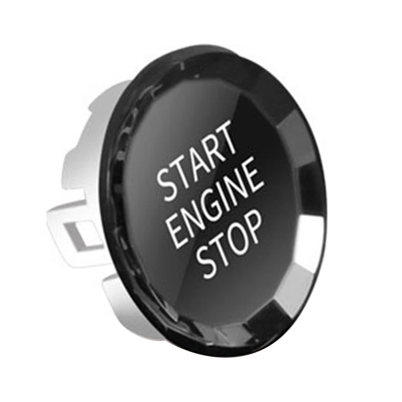 Car Styling Engine Start Stop Interruttore Pulsante Adesivo Per Bmw Serie 3 G20 G21 X5 G05 X7 G07 8 Serie G14 G16 G29, Argento