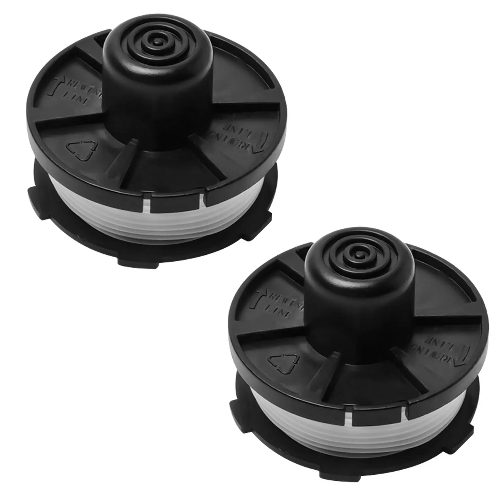 Testina Trimmer Per Tap & Go 195858/90-1 196146/90-9 Dur181Z Dur141 Dur180 1/2/4 Pz Testa Bobina In Nylon 1.6 Mm * 27Ft Parti Del Rifinitore