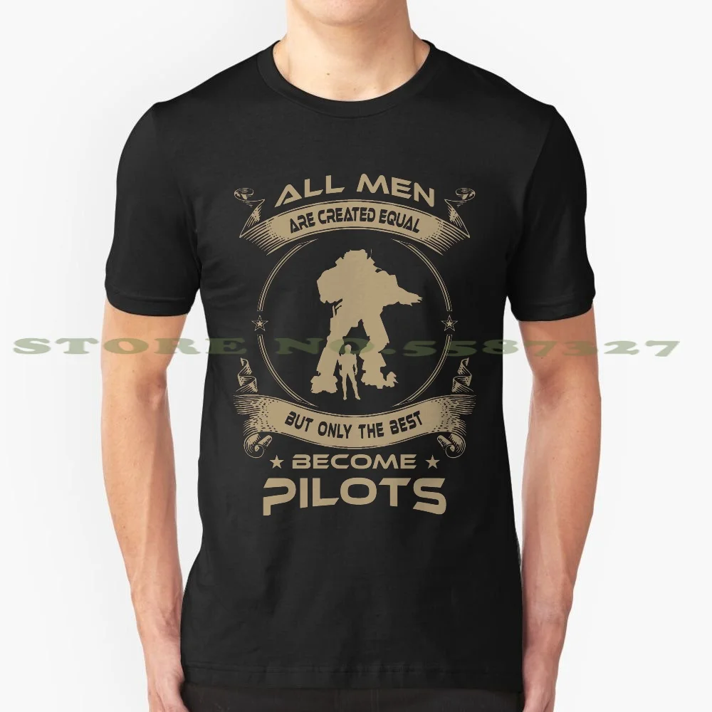 Solo Il Miglior Diventa Pilota Cool Design Trendy T-Shirt Tee Sprectre Titan Titanfall Fan Fanart Peace Titanfall 2 Tf2 Scifi