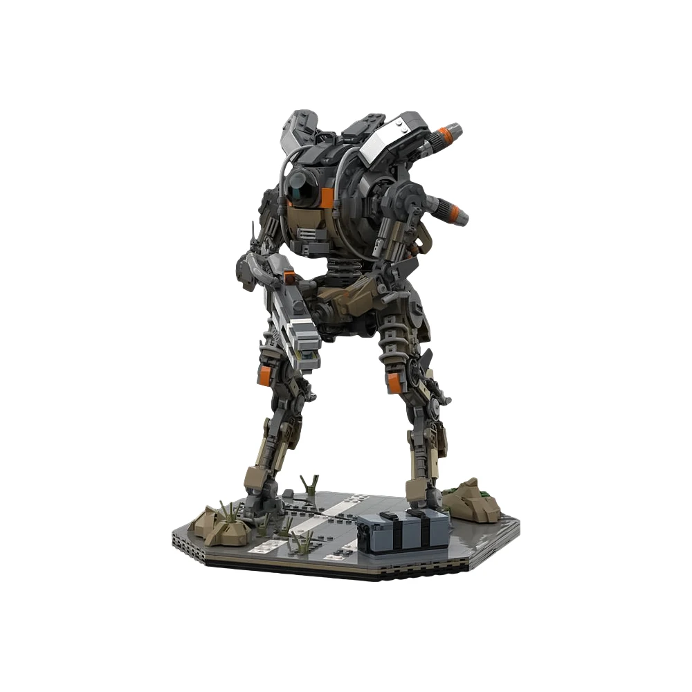 Moc Titanfalls 2 Ion-Class Titan Reaper Titan Building Block Model Set Mecha Robot Northstar Figure Brick Kid Giocattoli Da Collezione