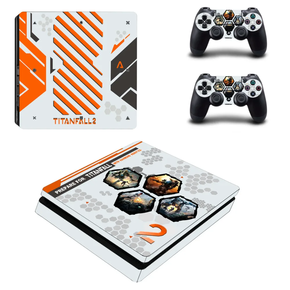 Titanfall 2 Decalcomanie Ps4 Slim Skin Sticker Per Sony Playstation 4 Console E 2 Controller Ps4 Slim Skin Sticker Vinyl