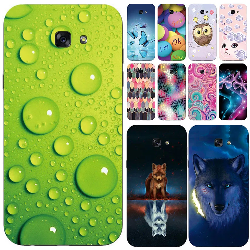 Custodia Per Samsung Galaxy A5 2017 Versione A5(7) A5200 A520 A520F Fashion Cover Custodie Protettive In Tpu Morbido In Silicone Coque