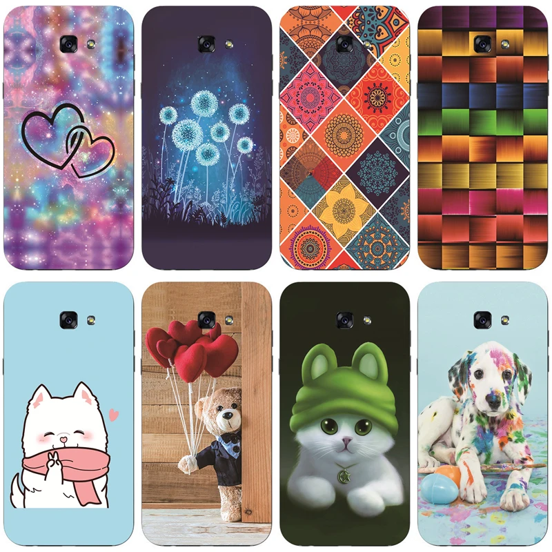 Custodia Per Samsung Galaxy A5 2017 Versione A5(7) A5200 A520 A520F Fashion Cover Custodie Protettive In Tpu Morbido In Silicone Coque