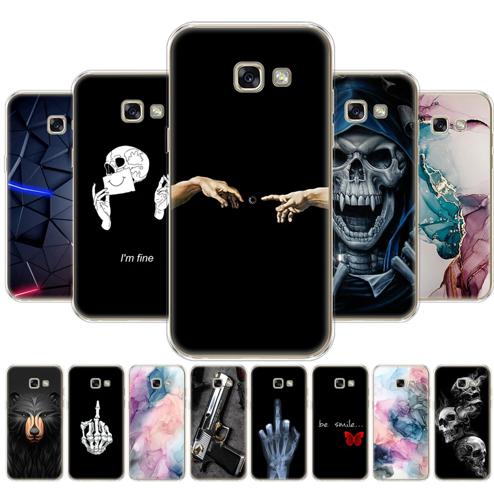 Per Samsung A5 2017 Custodia Morbida Tpu Cover Posteriore Per Samsung Galaxy A5 2017 Sm-A520F Per Samsung Galaxy A5 2017 Borsa Marmo