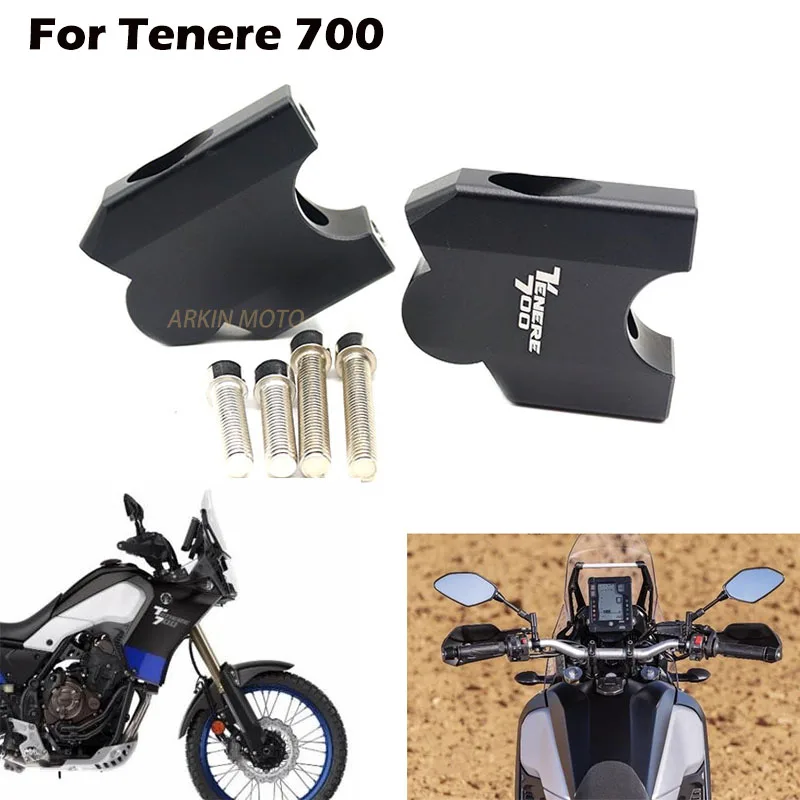 Per Yamaha Tenere 700 Xt700Z Xtz 700 T7 T700 2019 2020 Riser Manubrio Moto Su Schienali Sposta Staffa Kit Morsetto Di Montaggio