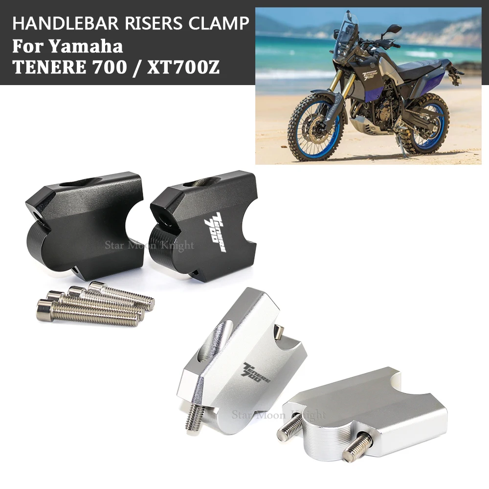 Per Yamaha Tenere 700 Tenere700 Xt700Z Xtz 700 T7 T700 Adattatore Per Morsetto Per Montaggio Su Manubrio Per Manubrio Per Moto 2019 - 2020