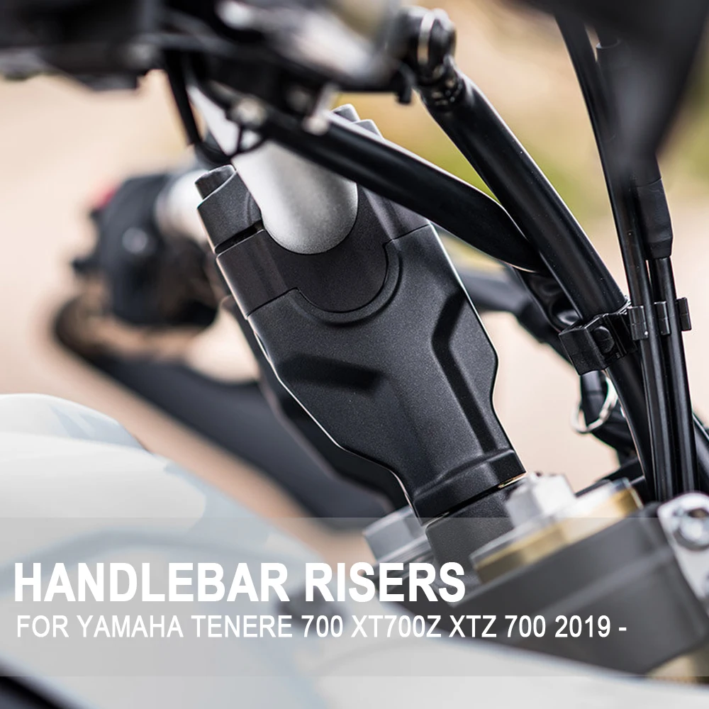 Nuovo Per Yamaha Tenere 700 Tenere700 Xt700Z Xtz 700 Accessori Moto Riser Manubrio Morsetti Riser Per Montaggio Su Morsetto