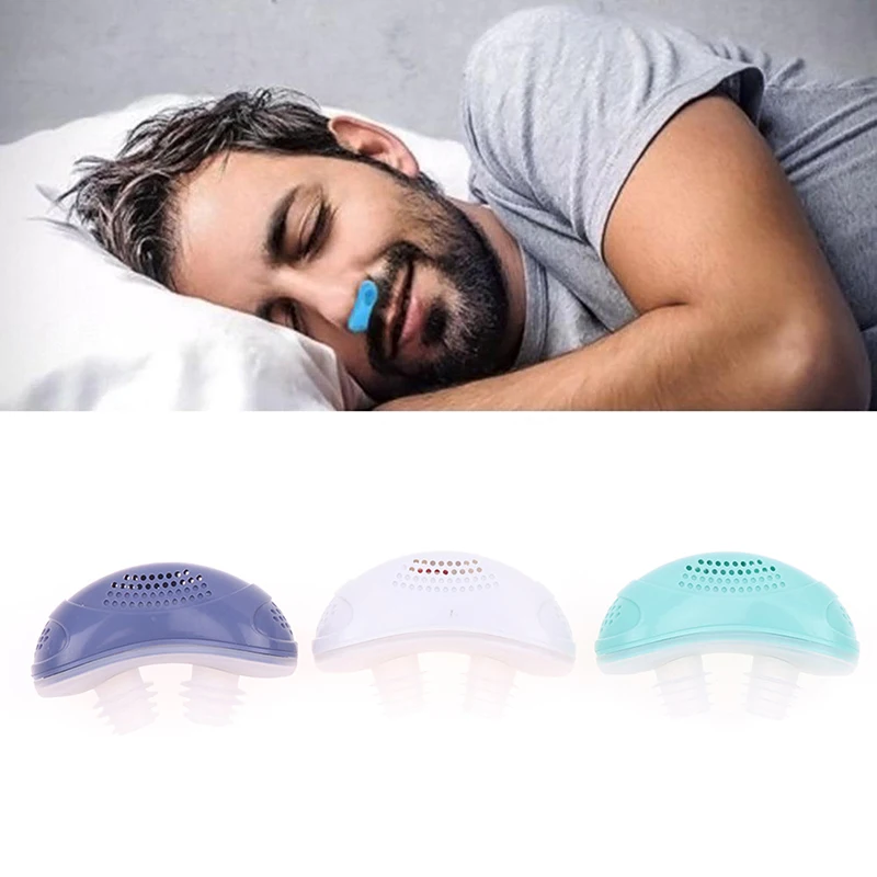 1Pc Micro Electric Cpap Noise Anti Russare Dispositivo Apnea Notturna Stop Russare Aid Stopper