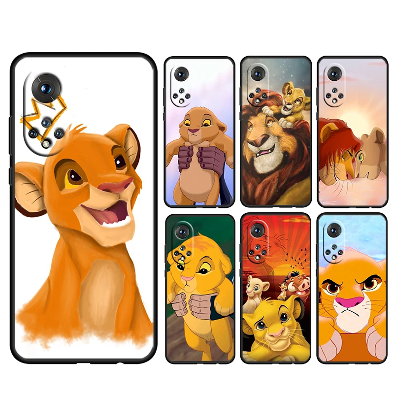 The Lion King Anime For Honor 80 70 60 50 30 20 20 10 9 9X 9A 9C X8 8A Pro Plus Lite 4G 5G Custodia In Silicone Nero Coque Capa
