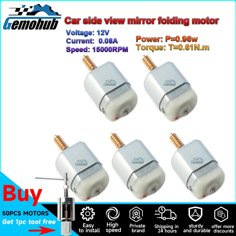 Fc280 Power Fold Mirror Motor Dc 12V Kit Ptc Per Hyundai I20 I30 Gd Accent Elantra Heated Car Part Tool Repair Dropshipping