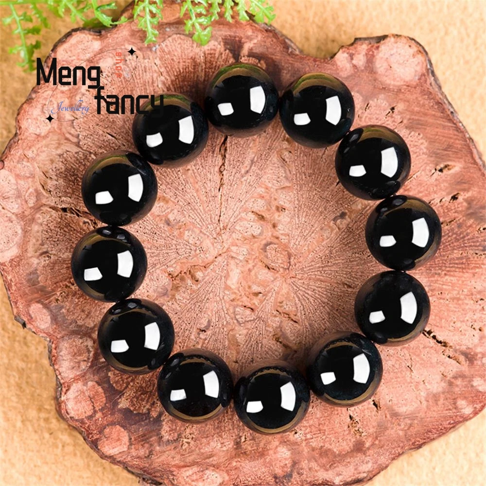 Natural Ink Jade A Grade Giadeite Bracciale Charm Fashion Exquisite Uomo Donna Coppia Best Seller Artigianato Gioielli Di Lusso Mascotte