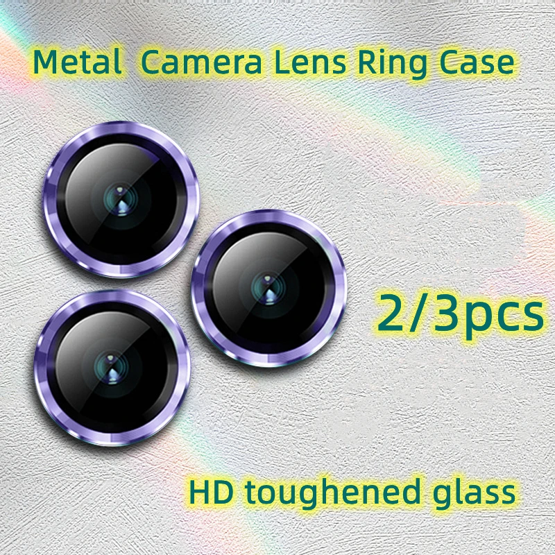 Per Iphone 14 Pro Max Metal Ring Camera Lens Protector Per Iphone 13 Pro Max 12 11 Pro Max 12 Mini Cover In Vetro Temperato
