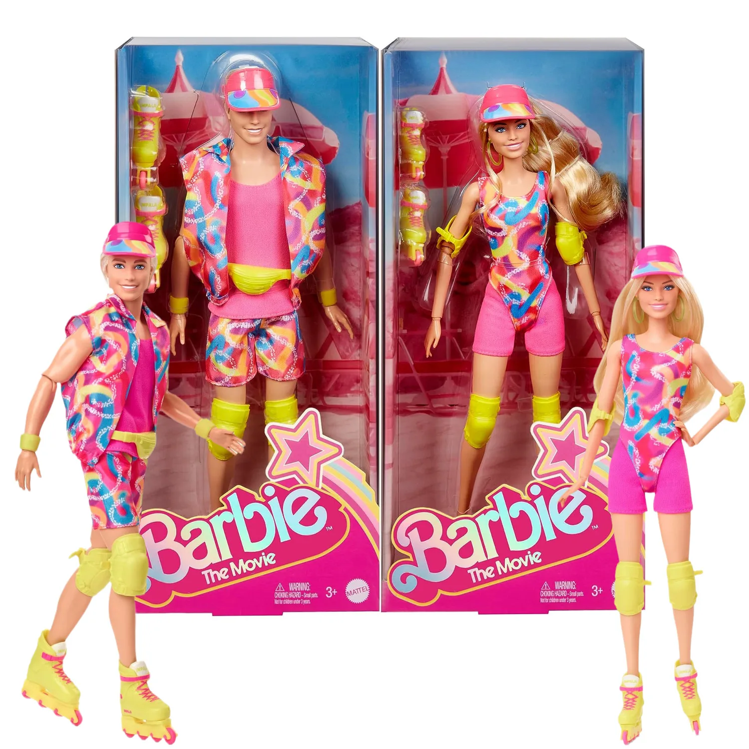 2023 Barbie The Movie Dolls Collectible Wally Barbie Ken Doll In Linea Skating Outfit Collection Toy Gift