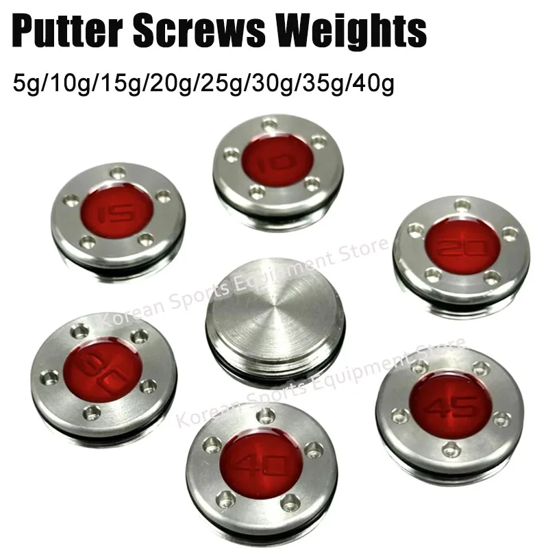2 Pezzi Red Golf Weight Custom Putter Viti Pesi Compatibili Con Titleist Scotty Cameron 5G/10G/15G/20G/25G/30G/35G/40/45G
