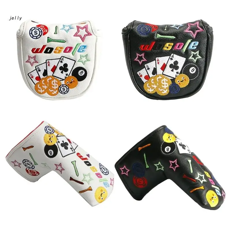 448C Golf Blade Putter Cover Golf Putter Headcover Chiusura In Pelle Pu Per Scotty-Cameron-Odyssey Blade-Taylormade