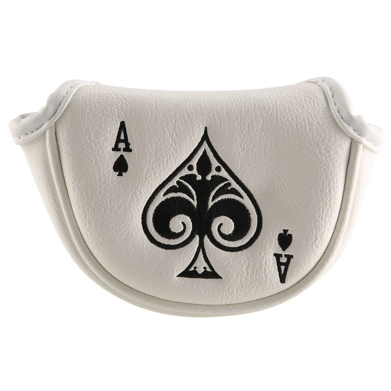Golf Putter Cover Half Mallet Putter Headcover Magnetic Club Protector Per Odyssey,Scotty Cameron,Taylormade,Cleveland
