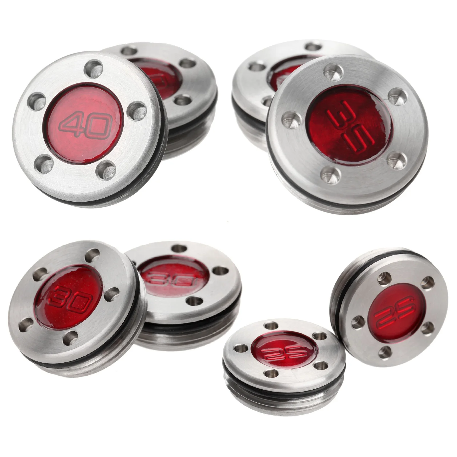 2Pcs Golf Putter Weights Viti Per Scotty Cameron Putter Club Heads All Studio Select Models 25G/30G/35G/40G Acciaio Al Tungsteno Rosso