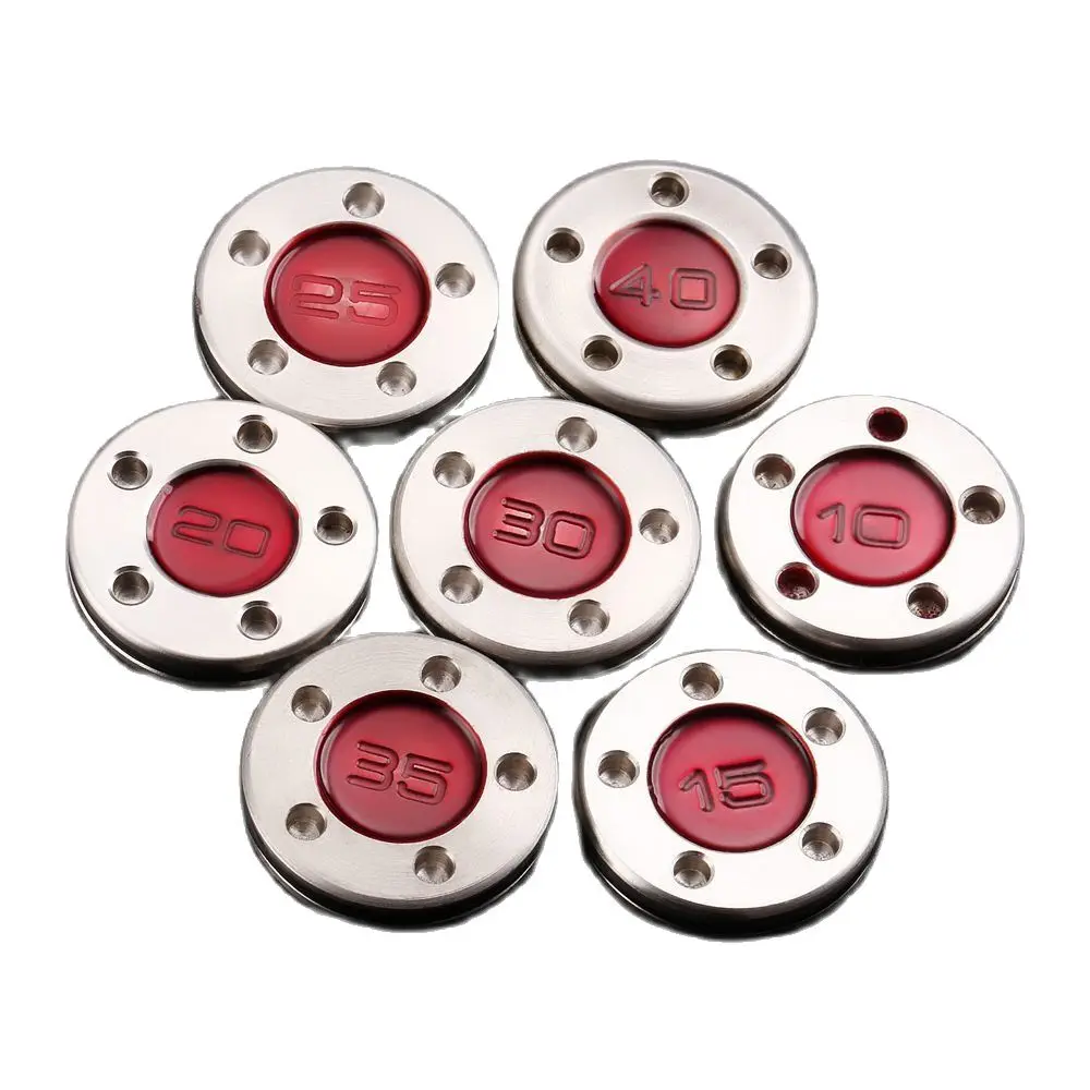 2 Pezzi Golf Red Weight Screw 10G 15G 20G 25G 30G 35G 40G Sostituzione Per Titleist Scotty Cameron Putter