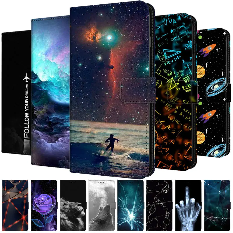 Custodia Per Telefono In Pelle Flip Per Samsung Galaxy Xcover 4 5 4S C9 C7 Pro Portafoglio Porta Carte Stand Book Cover Per Galaxy Note 3 4 5 Bag