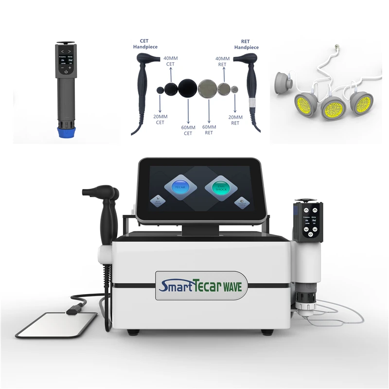 Emshock Eswt Shock Wave Cet Ret Smart Tecar Diathermy Fisioterapia Sollievo Dal Dolore Apparecchiature Ed