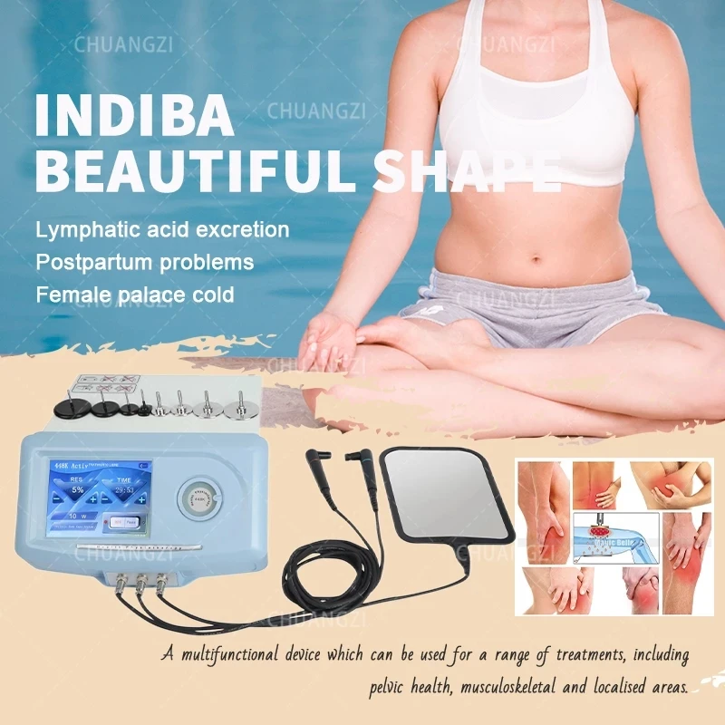 Indiba Body Slimming Beauty Machine Face Skin Lift Devices Spagna Technology 448Hz Skin Tightening Tecar Therapy Care Pain Relief