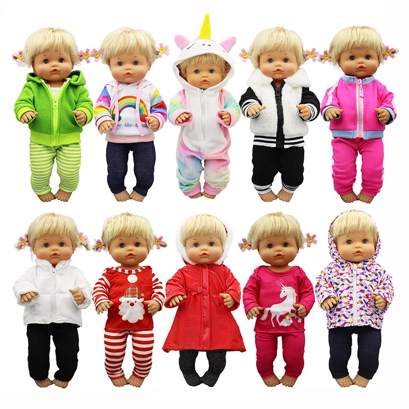 2023 New Winter Suit Doll Clothes Fit 42Cm Nenuco Doll Nenuco Su Hermanita Doll Accessori