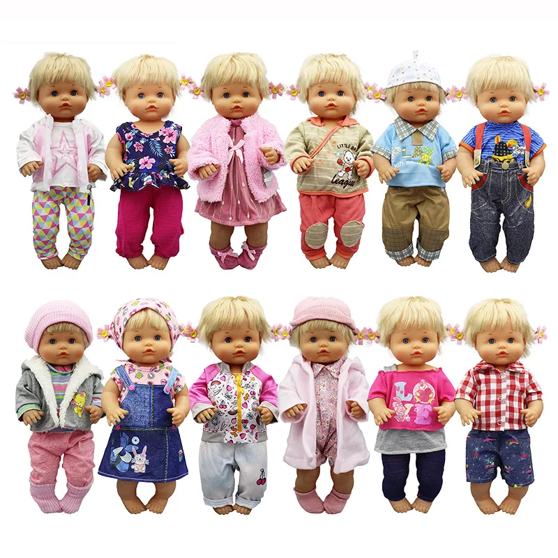 2023 New Spring Suit Doll Clothes Fit 42Cm Nenuco Doll Nenuco Su Hermanita Doll Accessori