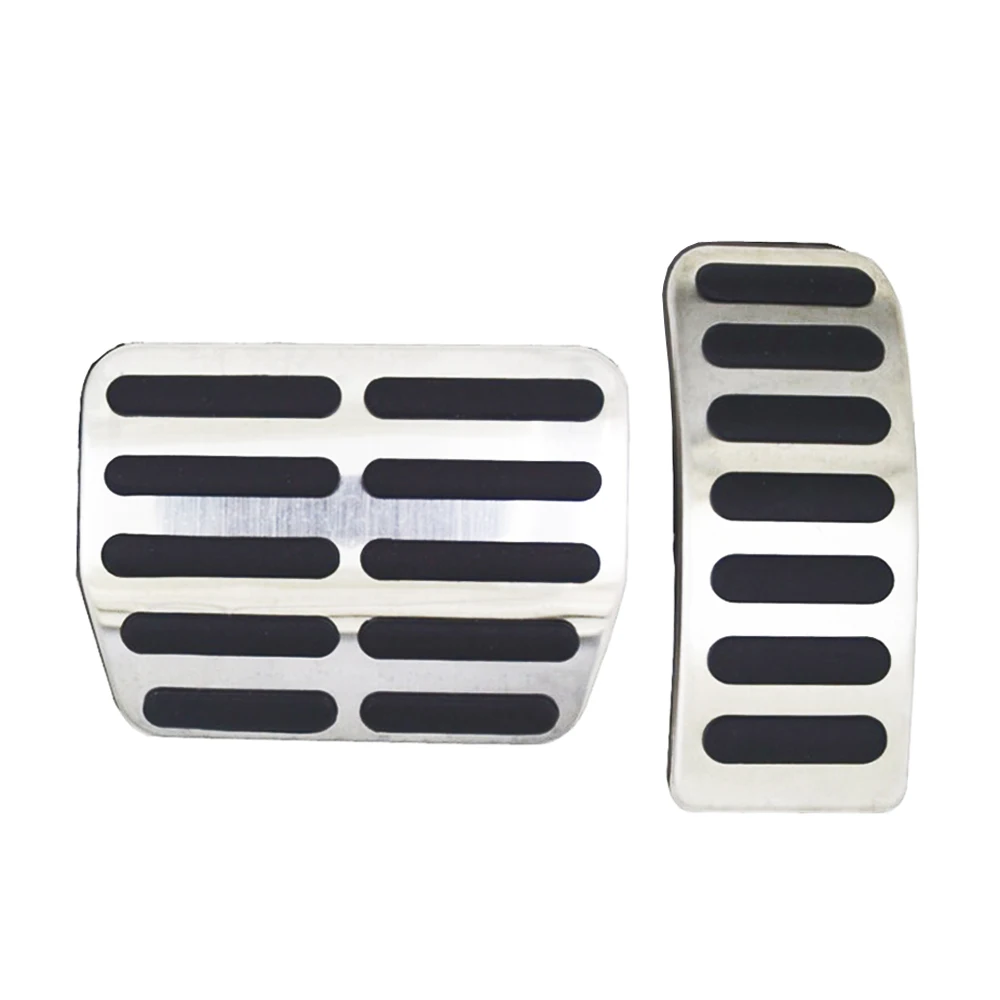 Nuevo Acero Inoxidable Mt At Pedal Pads Cubierta Del Pedal Del Coche Para Vw Polo 6N 9N Jetta Mk4 Para Vw Bora Golf Mk4 Beetle C