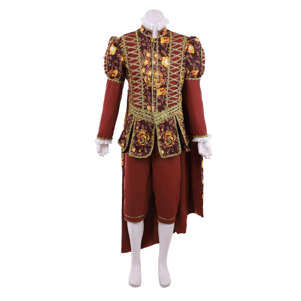 Medievale Vittoriano Regency Tailcoat Abiti 18Th Century Tudor Rococo Uniforme Da Uomo Royal Court King Costume Halloween Carnival