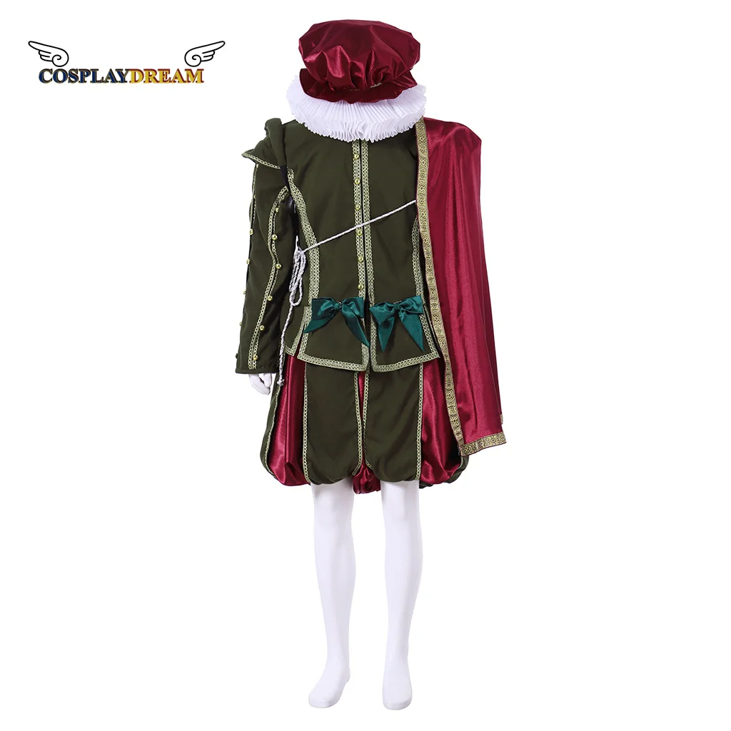 Abito Militare Reale Medievale Rinascimentale Del Costume Del Principe Vittoriano Degli Uomini Aristocrat Di Tudor