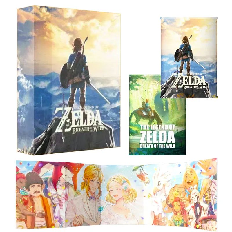 The Legend Of Zelda Breath Of The Wild Collection Cards Packs Personaggi Anime Rare Limited Edition Periferiche Card Regali Per Bambini