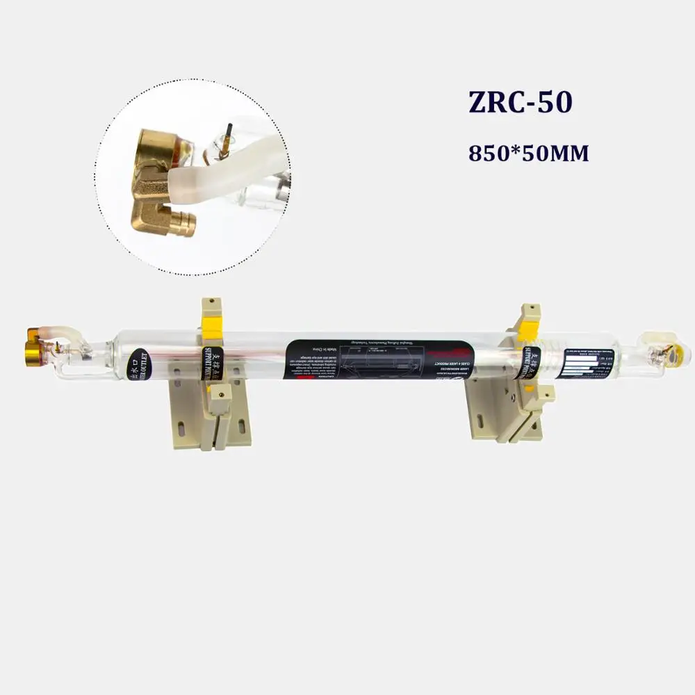 Tubo Laser Shzr 700Mm * 50Mm 50W Tubo Laser Co2 Con 10000 Ore