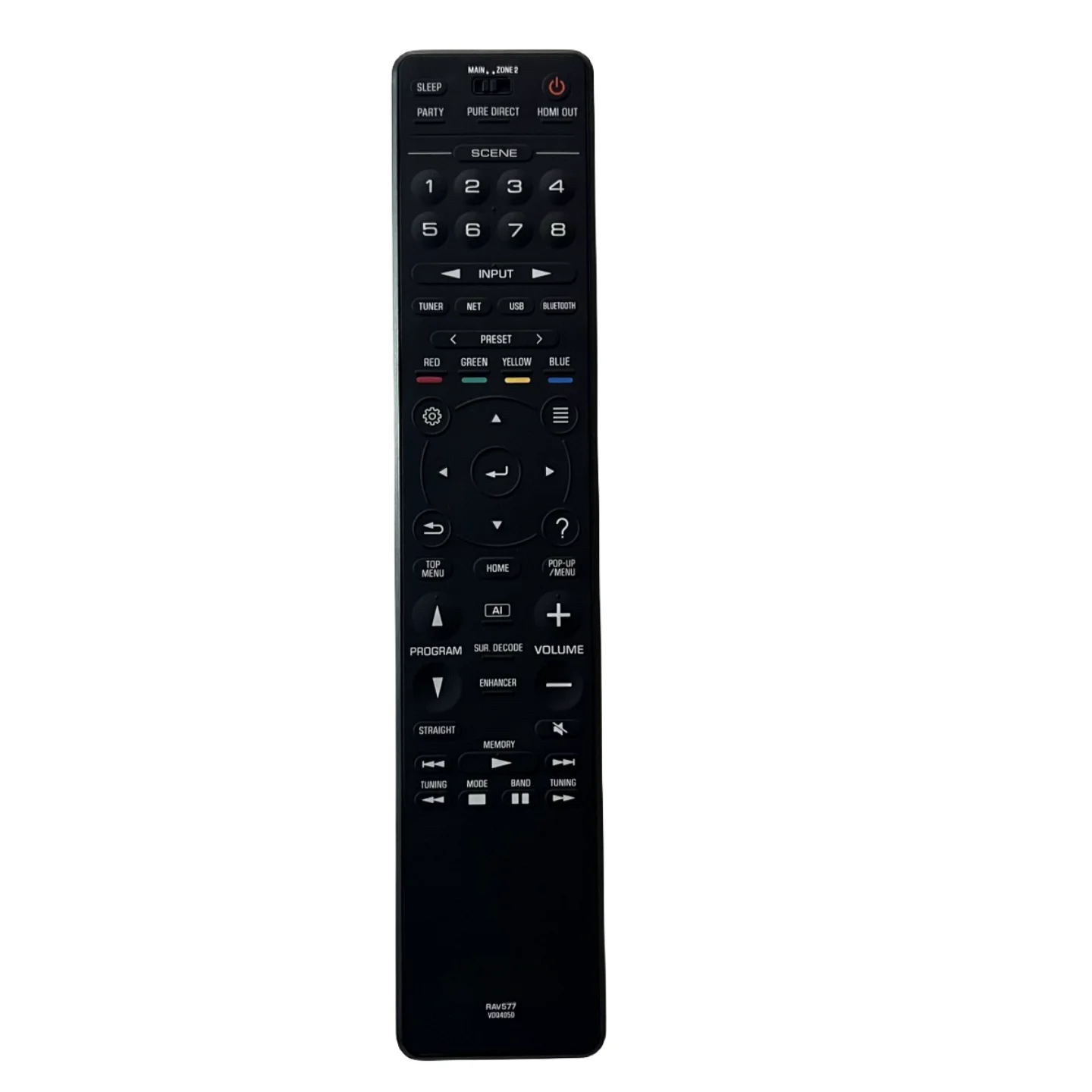 Nuovo Telecomando Originale Per Yamaha Rav577 Rx-A4A Rav578 Vdq4050 Vdq40600 Vdq40600 Rxa4A Rx-A6A Rxa6A Rx-A8A Rxa8A Ricevitore Av