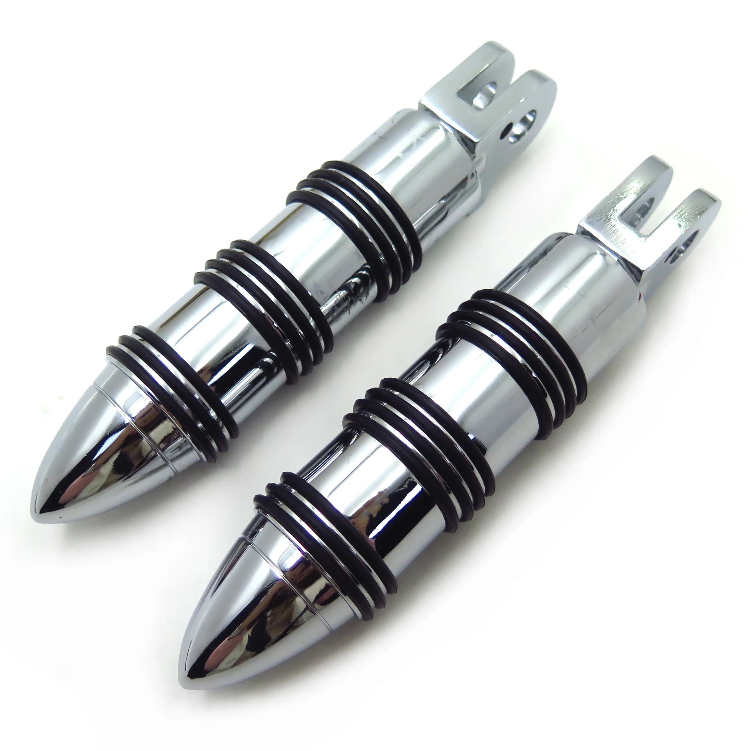 Aftermarket Parti Del Motociclo Di Trasporto Libero Pallottola Rocket Spina Del Piede Per Triumph Thunderbird Sport Bonneville Speedmaster Cromato
