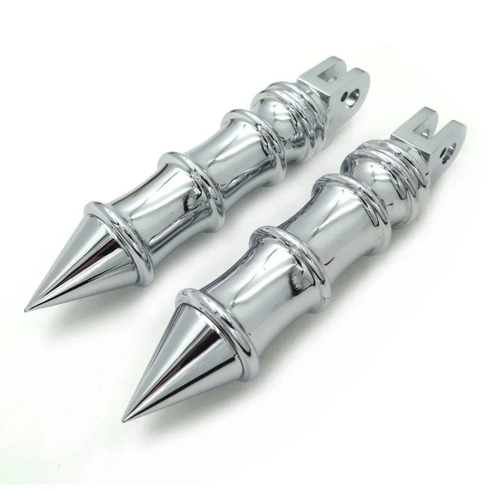 Pedane Cromate Per Triumph Thunderbird Sport Bonneville Speedmaster Adventurer Rocket Vent Aftermarket Parti Del Motociclo Spike