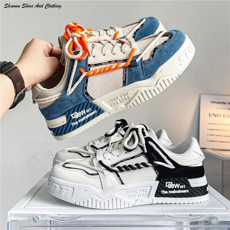 2024 Novos Sapatos Masculinos Personalizados Sapatos Casuais Para Homens Moda Tênis Tendência Sapatos Esportivos Scarpe Casual