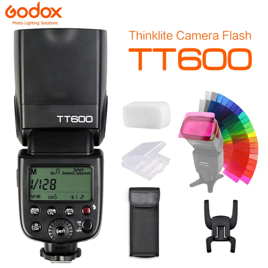 Godox Tt600 Gn60 2.4G Wireless Camera Flash Speedlite With Built-In Trigger System For Canon Nikon Pentax Olympus Fuji Sony