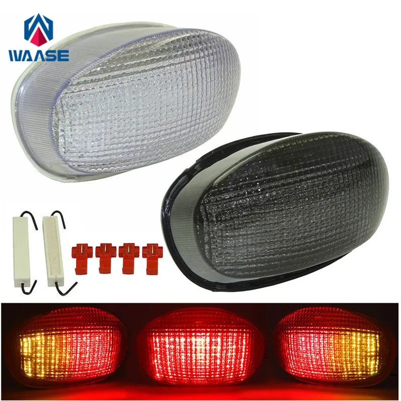 Waase Per Triumph Daymf 995I Speed Four Tt600 Speed Triple E-Mark Fanale Posteriore Posteriore Freno Indicatori Di Direzione Luce Led Integrata