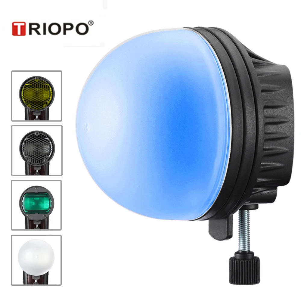 Soonpho Magdome Color Filter, Reflector, Honeycomb, Diffuser Ball Kits For Godox Tt600 Tt685 V860Ii Yn560Iii/Iv Flash Vs Ak-R1