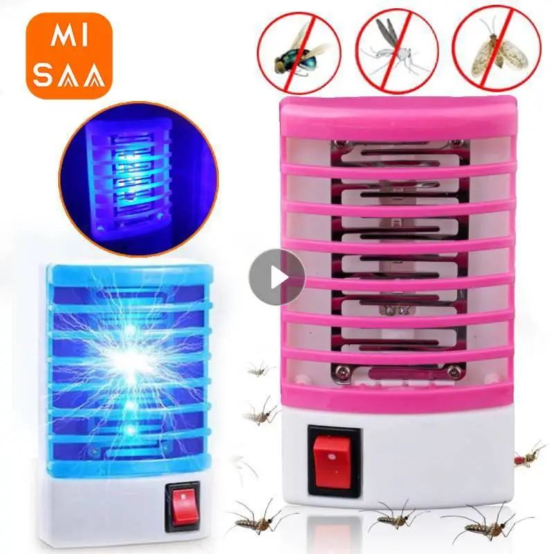 Led Mosquito Killer Lamp Eu Us Plug Mosquito Killer Lamp Portatile Elettrico Insetto Killer Zanzara Elettrica Swatter Anti Insetti