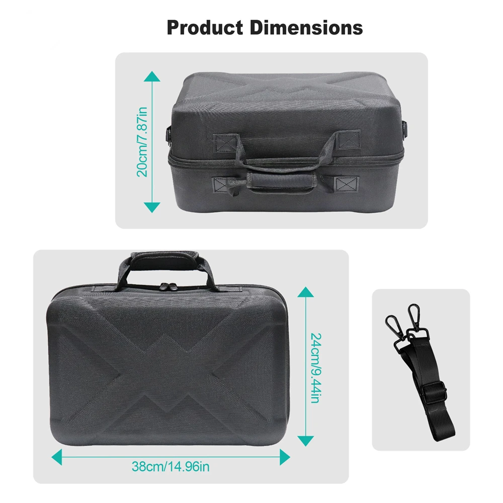 Per Ps5 Slim Console Organizer Storage Bag Digital Optical Drive Edition