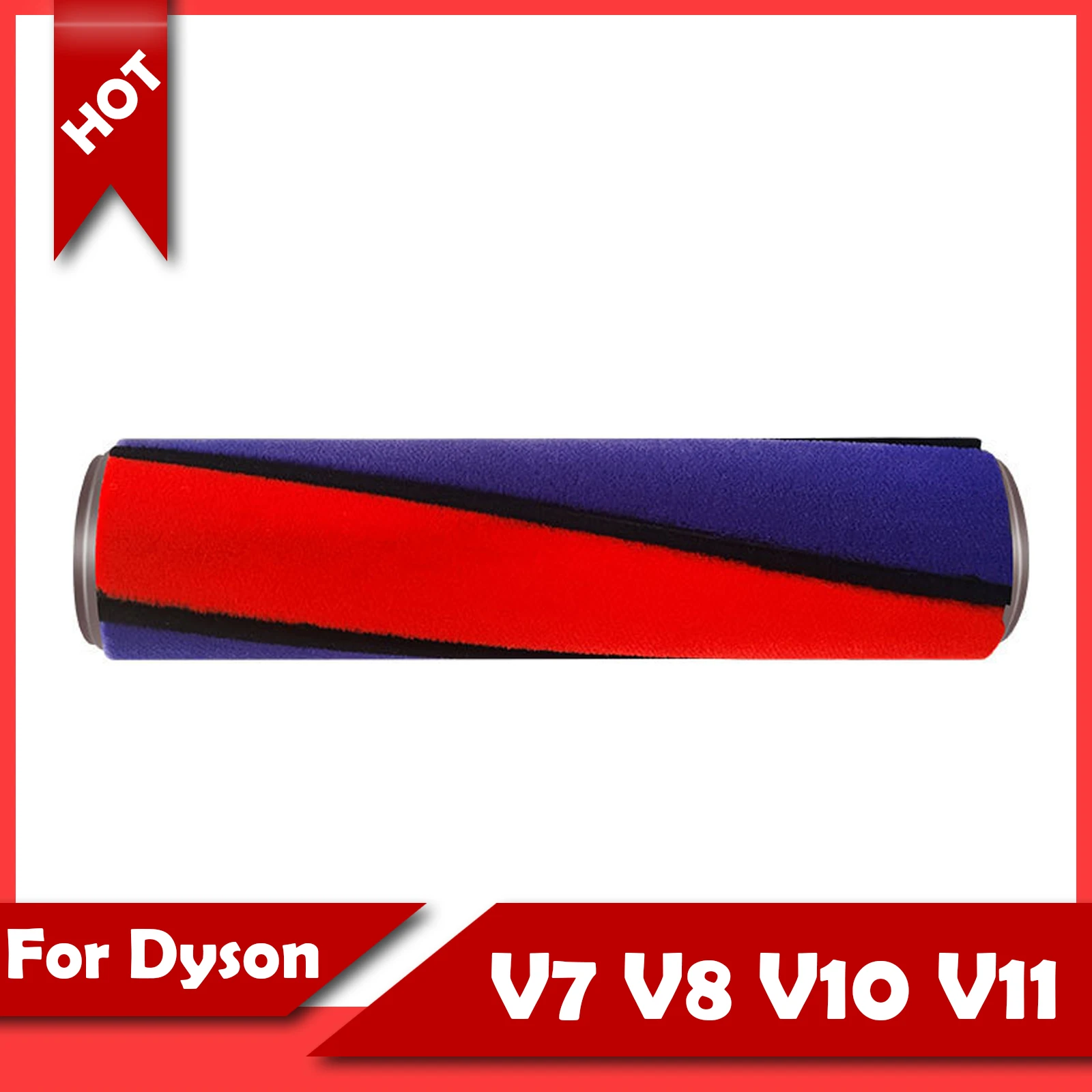 Per Dyson V7 V8 V10 V11 Soft Roller Brush Bar Parti Di Ricambio Compatibile Fluffy Roller Brush Bar