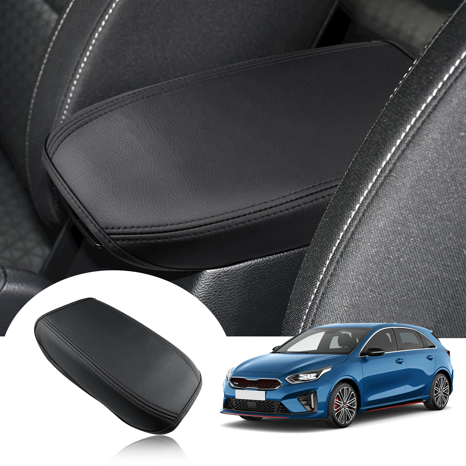 Ruiya Auto Centrale Controllo Bracciolo Copertura Pad Per Kia Ceed Sw Gt Proceed / Xceed Gt Sw Bracciolo Contenitore Pad Auto Interior Kia Ceed Access