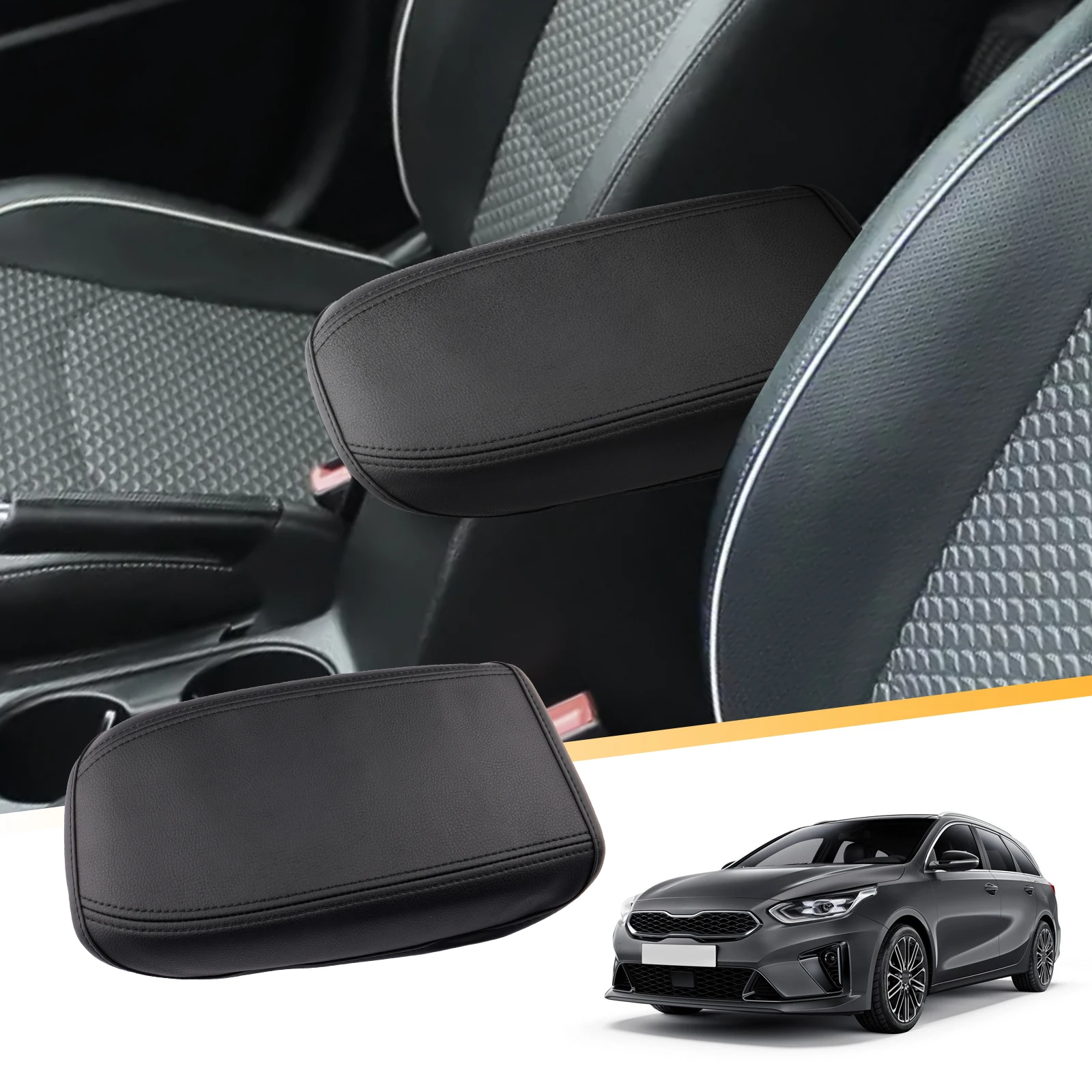 Lfotpp Auto Bracciolo Box Cover Per Kia Ceed Proceed / Xceed Gt Sw Controllo Centrale Bracciolo Storage Box Pad Auto Interior Proceed Gt Accessori 202